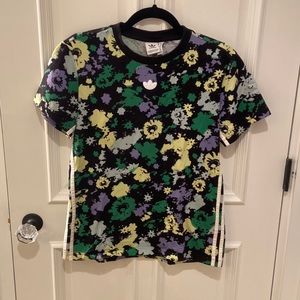Floral Adidas Tee Shirt